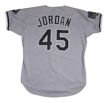 1994 Michael Jordan Game Worn Chicago White Sox Road Jersey (Sports Investors Authentication)
